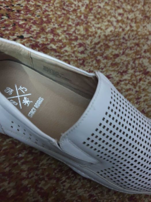 Pantofi sport de vara albi STACEY ADAMS superbi masura 47