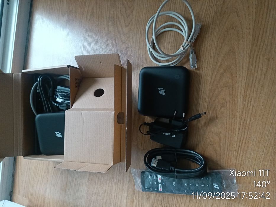 Tv box  ZTE на A1 с телевизия