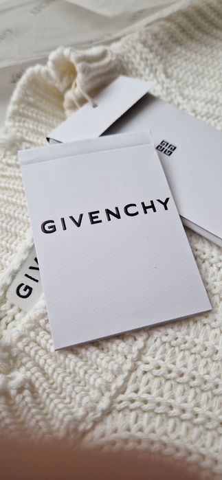 Pullover Unisex Givenchy Distressed Back Logo Knitted Sweater S