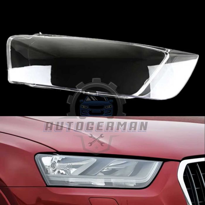 Капаци фарове Audi Q3 2013-2015 стъкло фарове крушки Audi Q3 Xenon фар капак стъкло за фар предни фарове корпус фарове леща фар Audi Q3 8U ксенон
