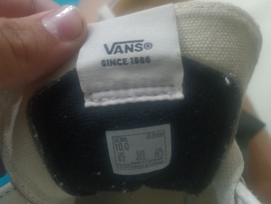 Кроссовки vans hight 100% original