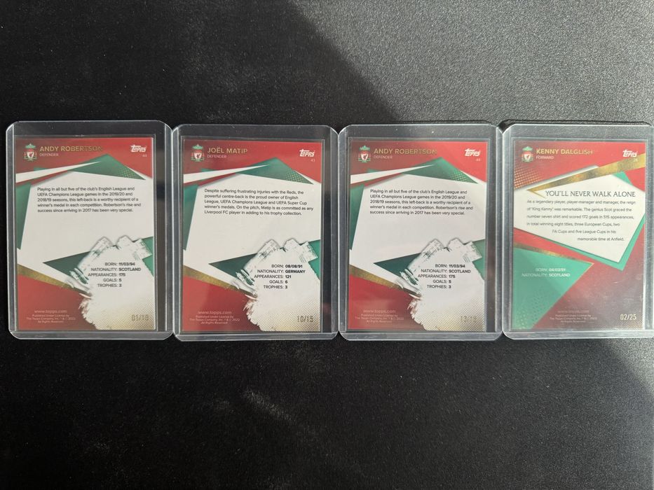 Номерирани футболни карти