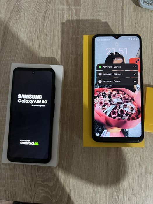 realme C35, samsung a56