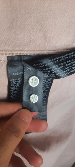 Рубашка персиковя зара