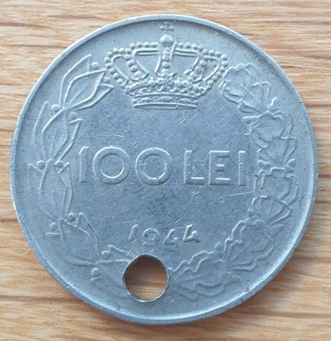 Monezi Mihai I Regele Romanilor de 100 lei, din anii 1943 si 1944