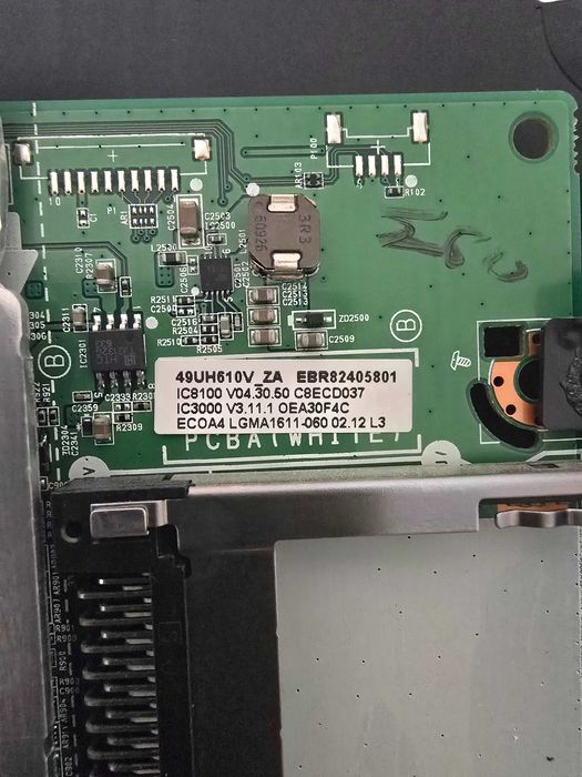 Телевизиор LG 49UH6107 на части