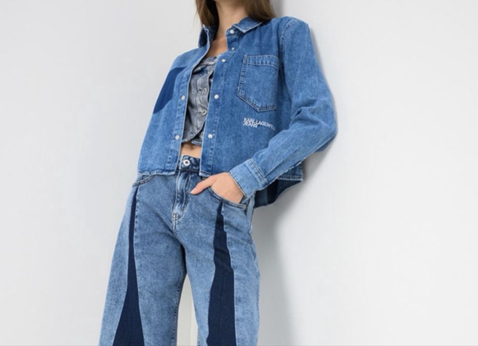 Karl Lagerfeld Jeans Чисто ново дънково яке - риза