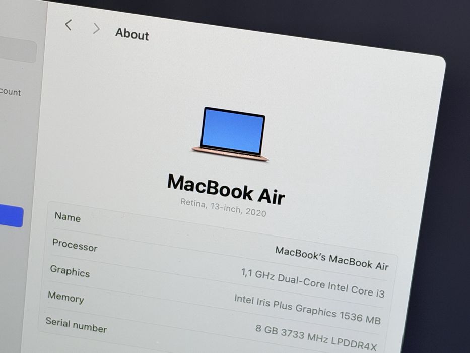 MacBook Air 2020 13’ Rose Gold, stare foarte buna