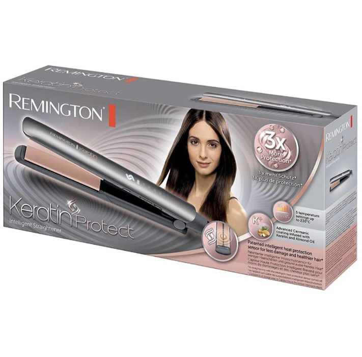 Преса за коса Remington Keratin Protect с керамично покритие