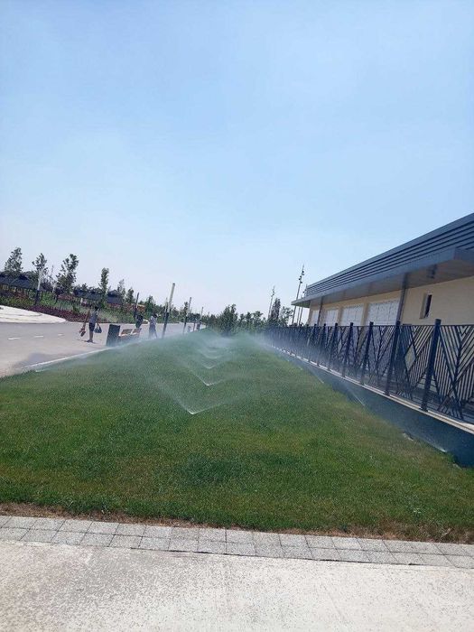 Автополив. Полив газона. Микроклимат