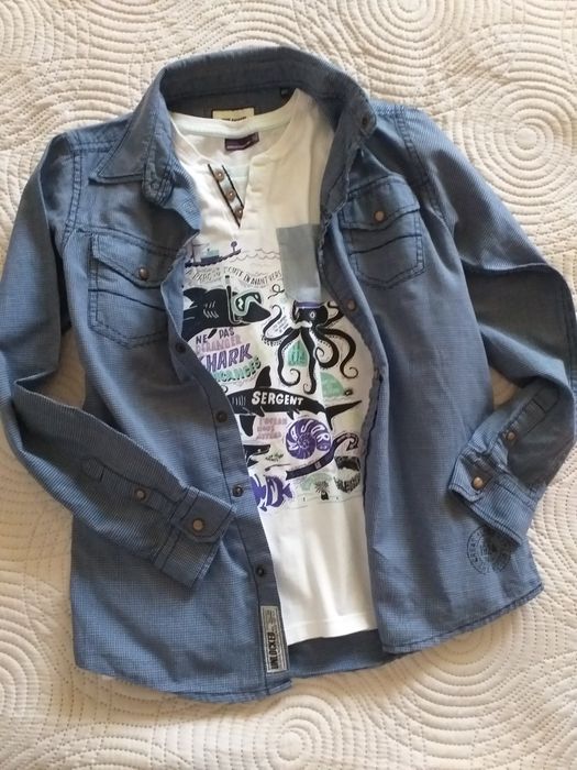 Лот момче  146 152 риза , пуловер , блуза ,