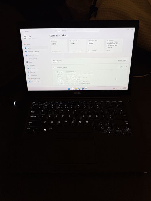Laptop Dell Latitude 7490, I5 8350U,16gb ddr4,256 ssd,Windows 11 Pro