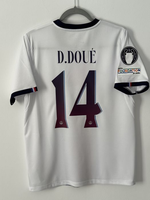 Tricou fotbal PSG Away 26/27 Dembele Doue Kvara