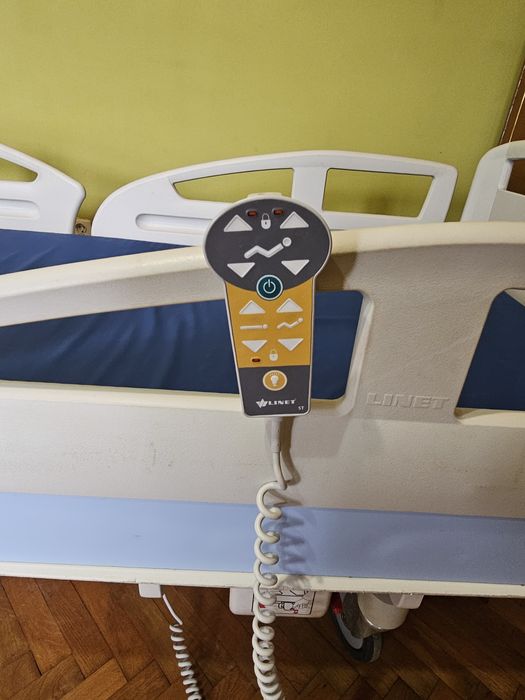 Pat spital electric cu telecomanda