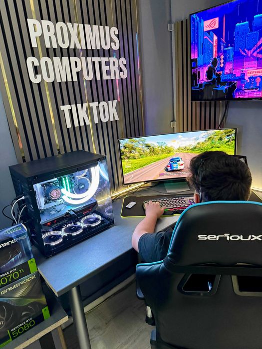 Sistem PC Gaming I5 12400 RTX 5060 8GB/32GB RAM SSD 1TB,garantie 3 ani ...