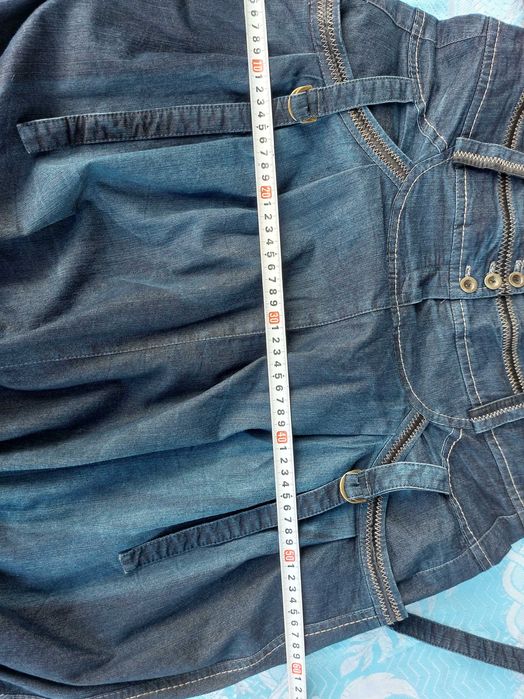 Уникална JUNONA / ЮНОНА дънкова пола XL