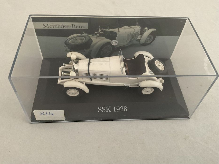 Колекционерски модели Mercedes-Benz 1:43 (SSK, 180D, Pullman, CLS) – метал