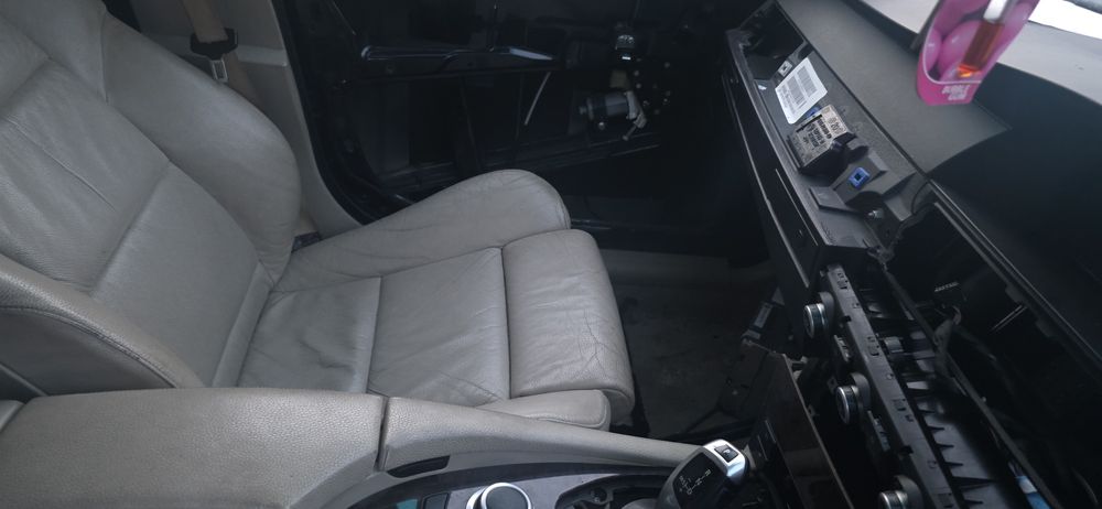 Interior piele bmw e60 crem
