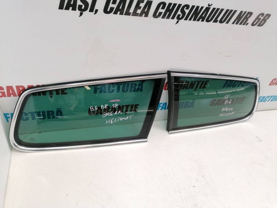 Geam stanga dreapta aripa spate Passat B6 Combi Break cheder Cromat