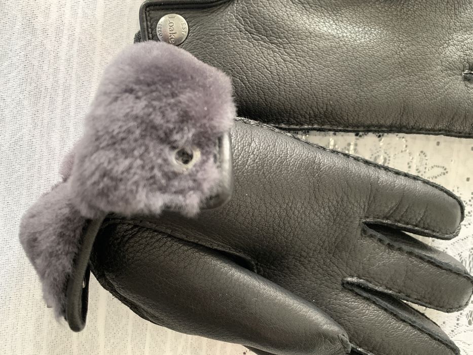 Перчатки мужские кожаные