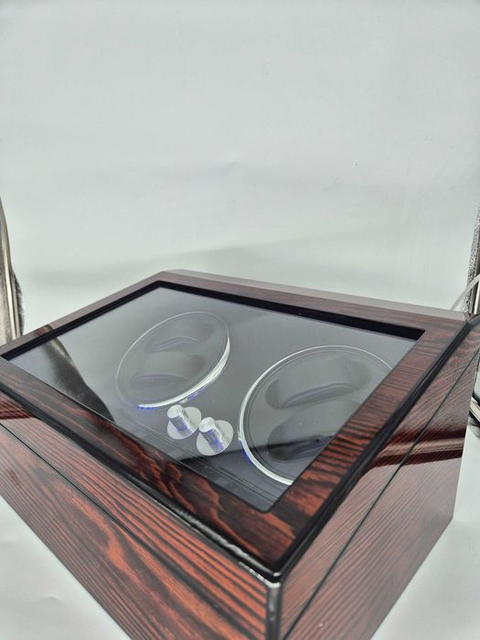 Cutie Ceasuri Automate (Watch Winder) ANWBROAD 4+6 -LED & Piano Finish