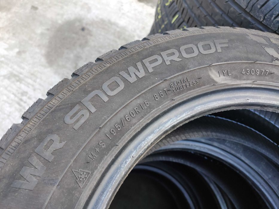 4бр Зимни гуми 195 60 15 - Nokian