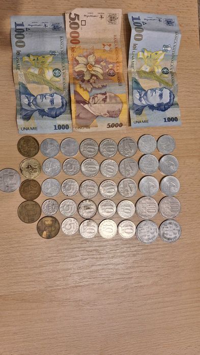 Monede si bacnote vechi romanesti si straine