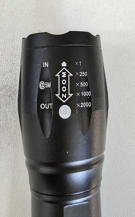 ПРОМОЦИЯ!!! Мощен LED ФЕНЕР със Стойка, Изнесен Спусък и Две Зарядни.