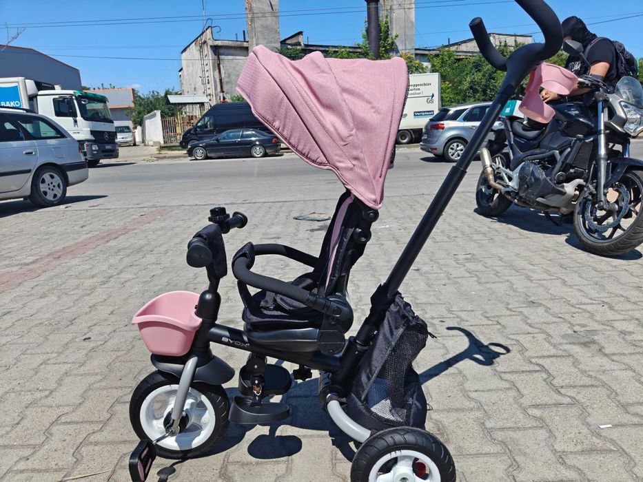 BYOX Детска триколка Flexy LUX розов
