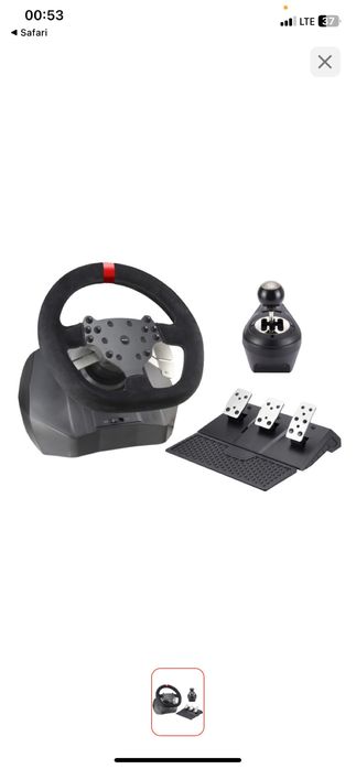 Playstation 5 и еще игравой руль