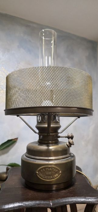 Ретро настолна лампа S.S. Puritan 1889 (CMA - Made in Italy) – Работеща!