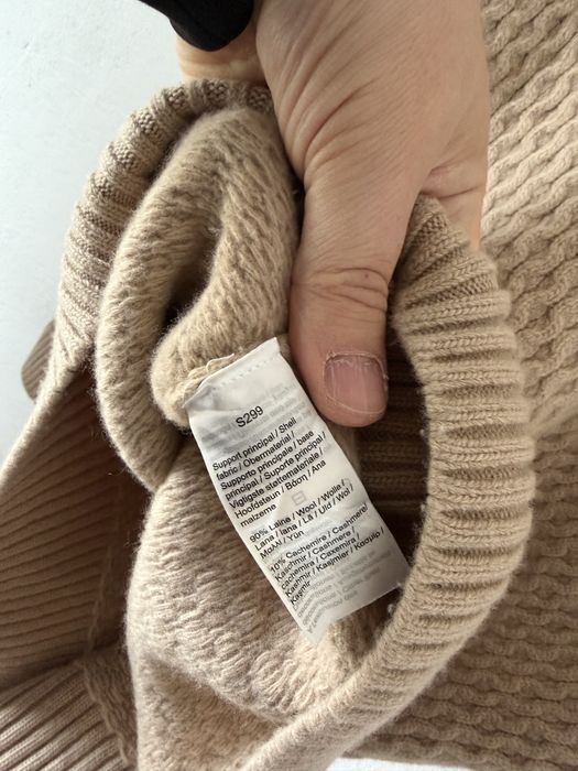 Bluza crosetata Lacoste Regular Fit lana casmir