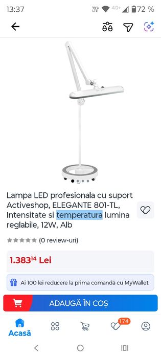 Lampă Elegante/cosmetică.500 lei !