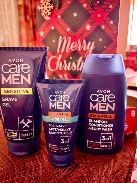 AVON Care Men – мъжки козметичен комплект 3 продукта Нов