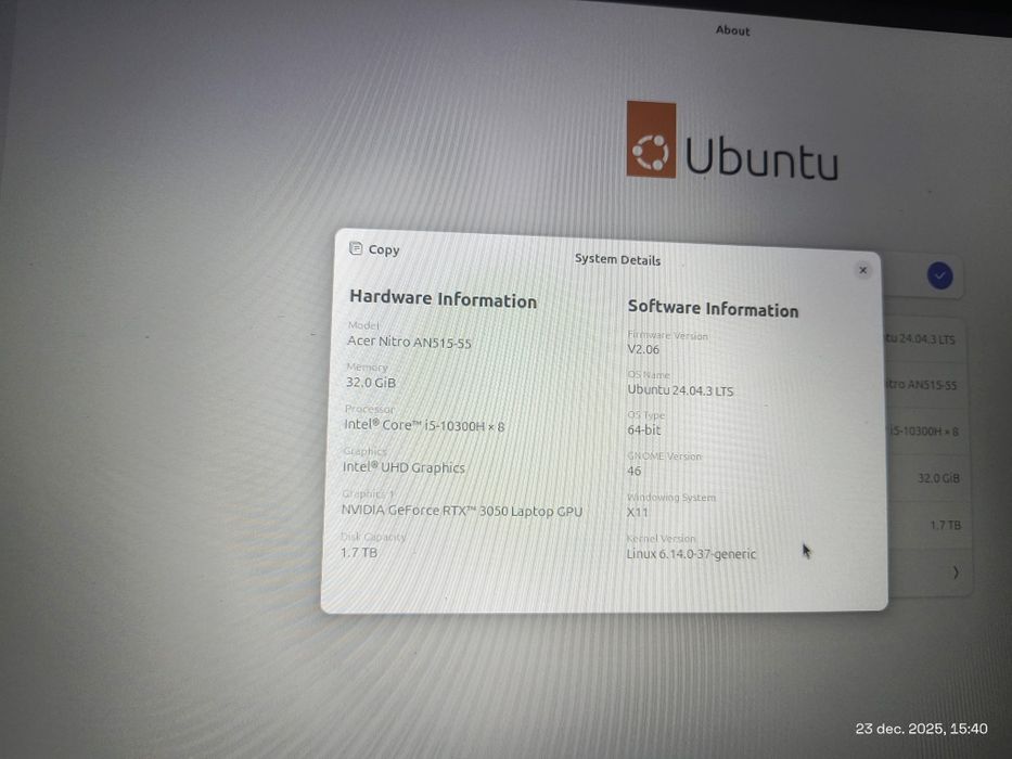 Laptop Gaming Acer Nitro 5