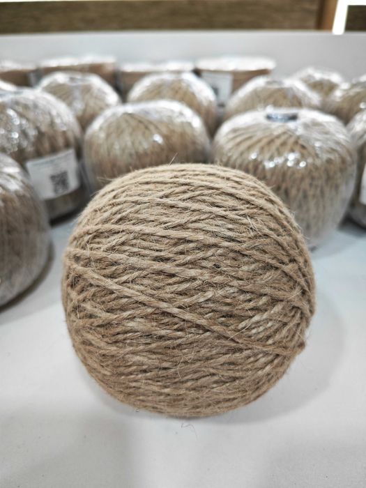 Джут для рукоделия 200м ,джутовый шпагат,Бечевка,джут двойной крутки