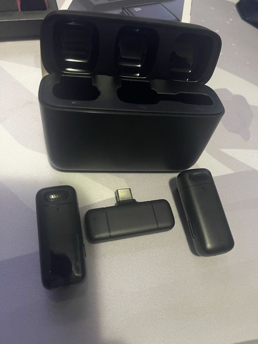 Set microfon lavaliera wireless