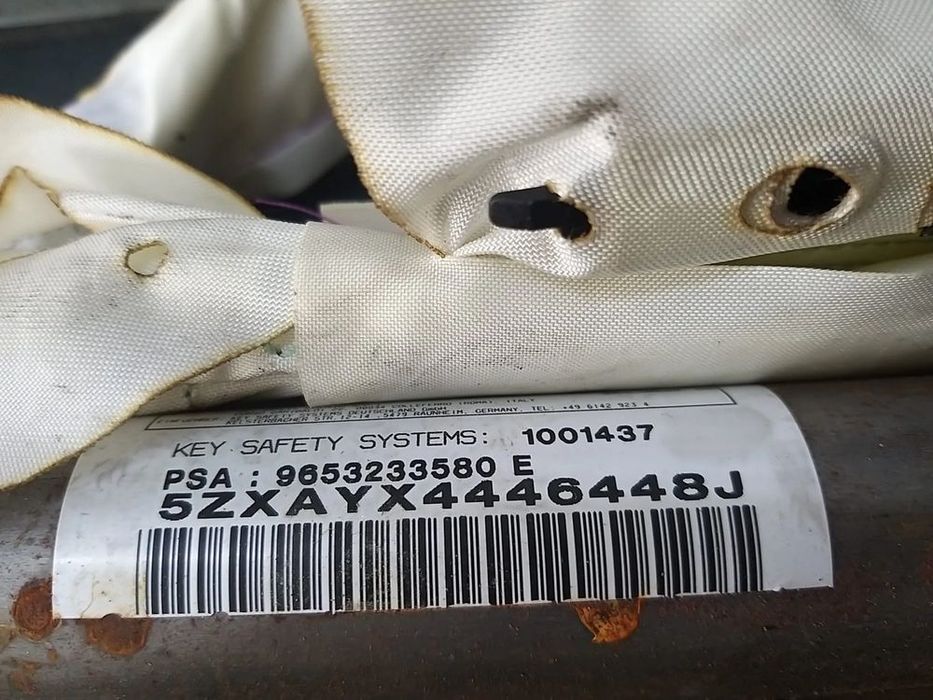 Airbag cortina stanga peugeot 307 9653233580e