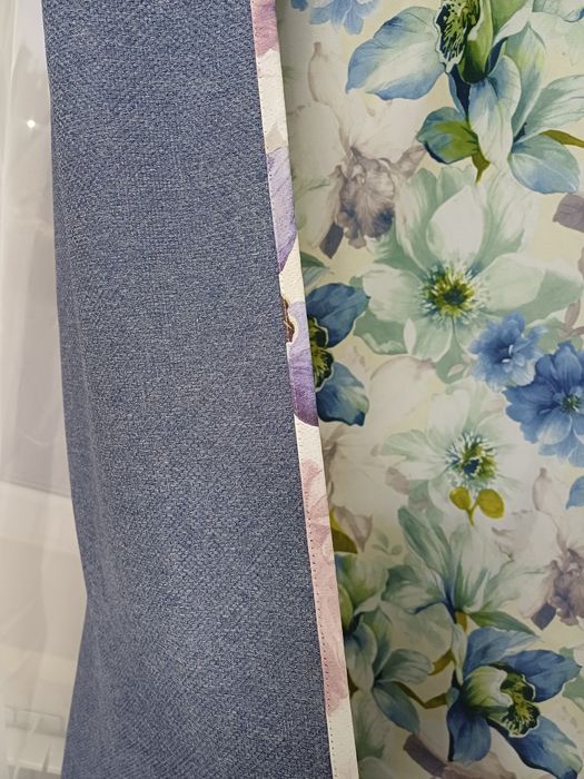 Шторы блэкаут цветы