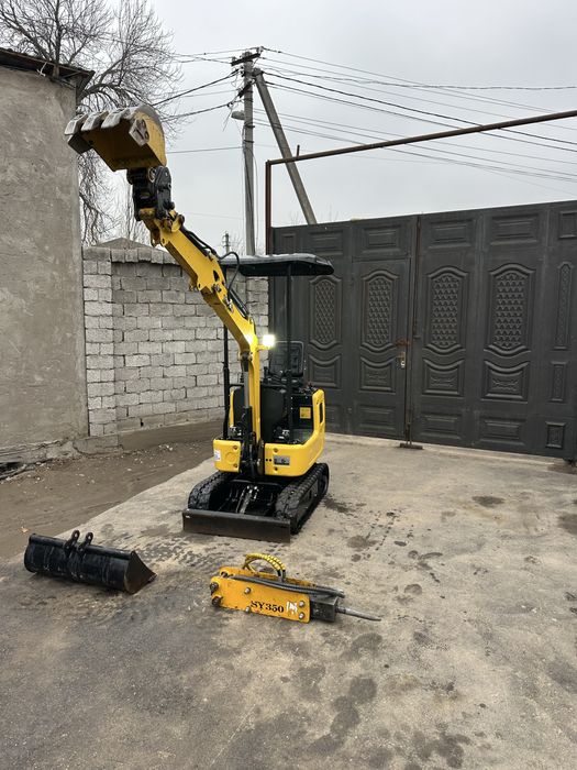 Мини экскаватор гидромолот бор