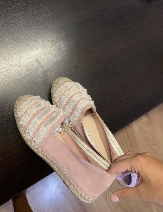 Espadrile noi piele intoarsa marimea 39