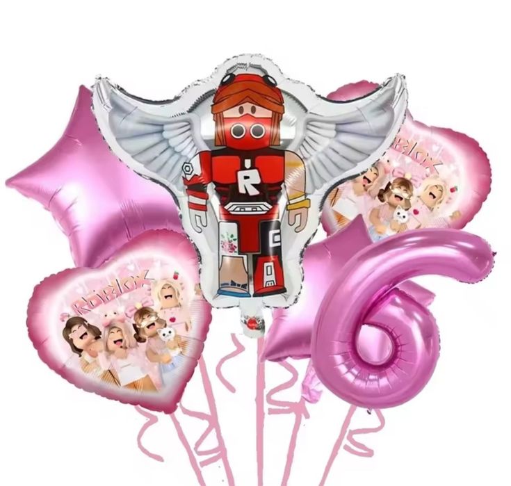 Парти сет украса Скай и Роблокс - момиче