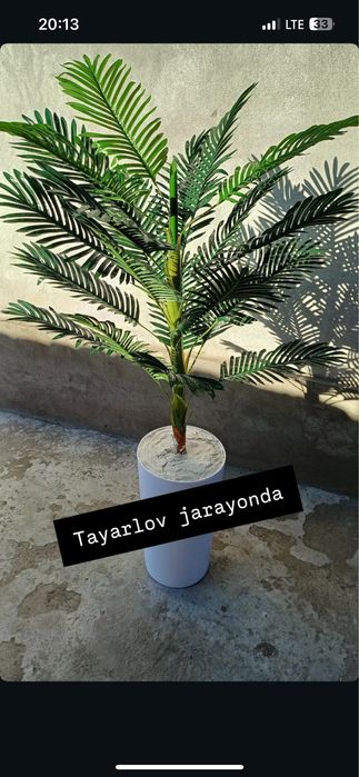 Uy va ofis uchun sun'iy gullar