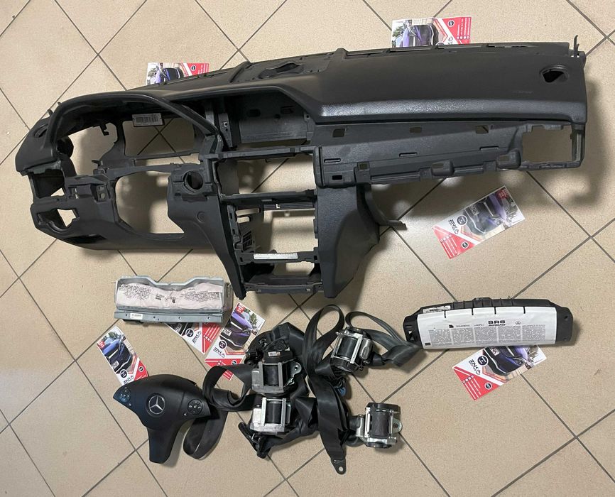 Mercedes Benz GLK X204 - plansa de bord - kit airbag - set centuri