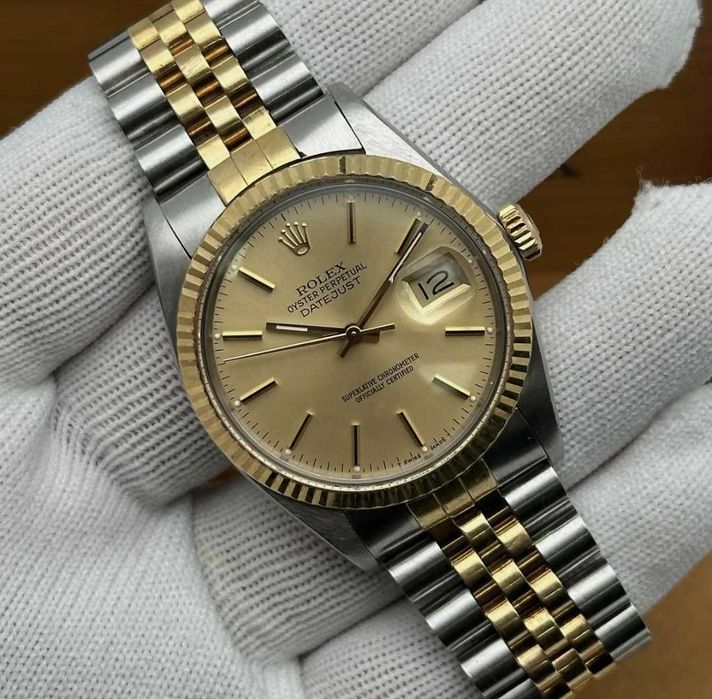 Ceas Rolex Datejust 31 mm Yellow Gold Full box Cutie, accesorii, punga