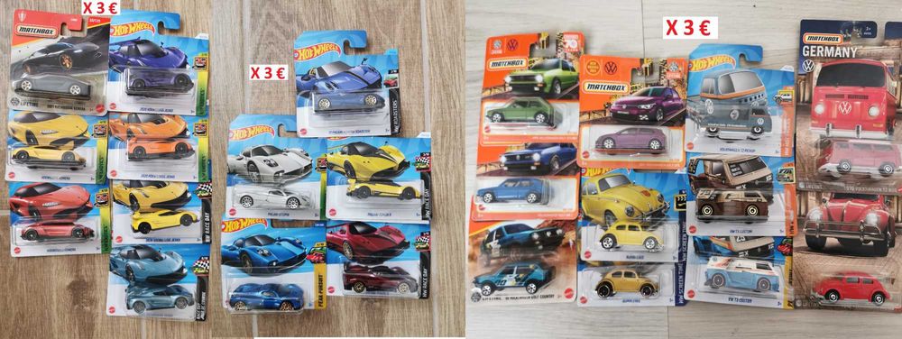 Hot Wheels BMW, Mercedes