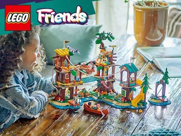 SIGILAT! LEGO Friends Casa din copac din tabara de aventuri 42631