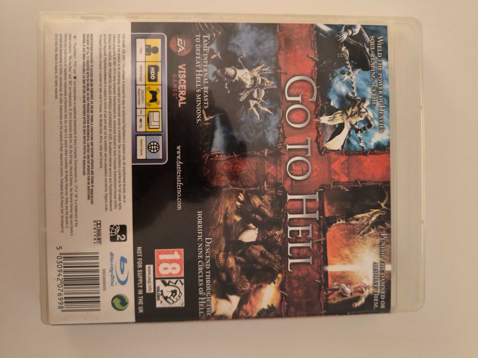 Dante's Inferno 65лв. Игра за Ps3, Playstation 3