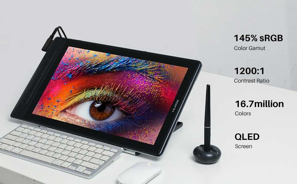Новинка! Графический планшет с Экраном Huion Kamvas pro 16 (2.5K): 670 ...