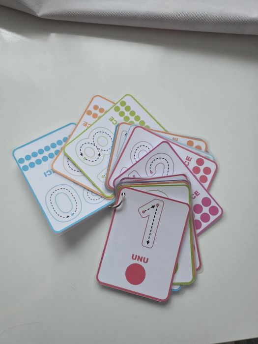 Set educativ cartonase cu numere